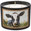 Cow In Buttercups Candle - Broken horn