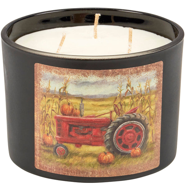 Fall Tractor Candle - Broken horn