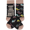 Keep Your Boots Dirty Socks - Broken horn
