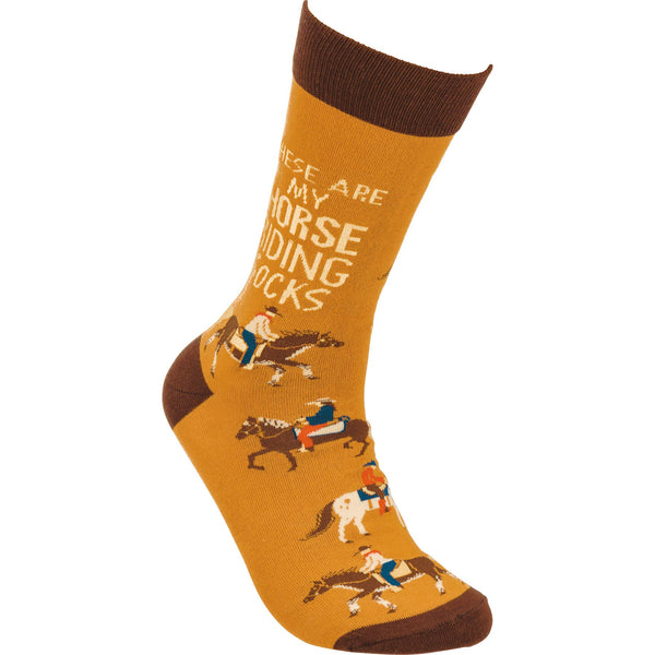 These Are My Horse Riding Socks - Broken horn