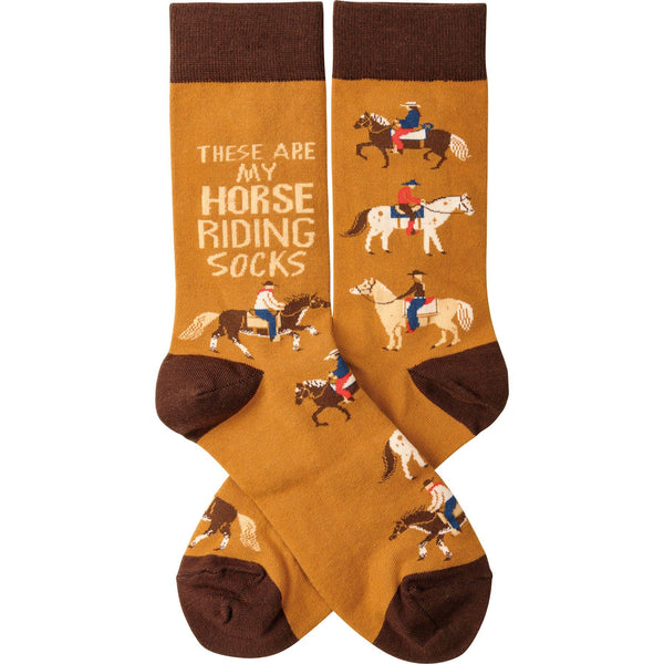 These Are My Horse Riding Socks - Broken horn