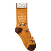 These Are My Horse Riding Socks - Broken horn