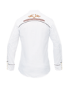 Ranger's Charro Shirt Horseshoe - White - Broken horn