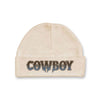 Cowboy - Infant Baby Western Beanie Hat - Broken horn