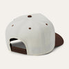 Stetson Cowhide Patch Trucker Cap - Broken horn