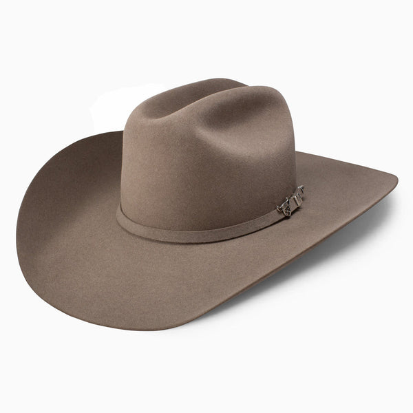 Resistol 6X USTRC Cowboy Hat - Stone - Broken horn