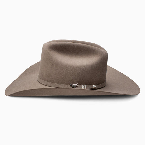Resistol 6X USTRC Cowboy Hat - Stone - Broken horn