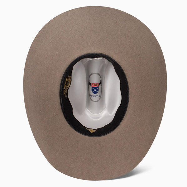 Resistol 6X USTRC Cowboy Hat - Stone - Broken horn