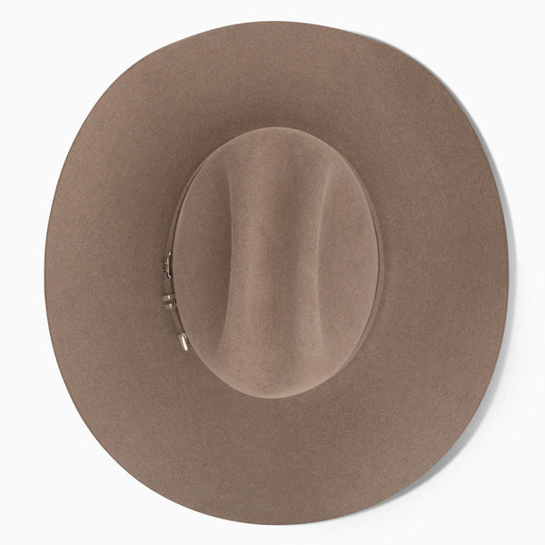 Resistol 6X USTRC Cowboy Hat - Stone - Broken horn