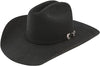 Resistol The Challenger 5X Hat - Black - Broken horn