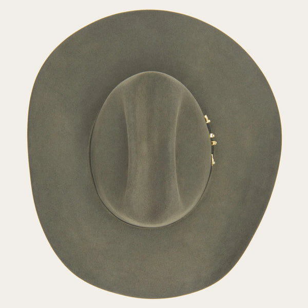 Stetson Munford Felt Hat - Sage - Broken horn