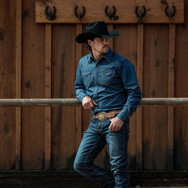 Stetson Shasta 10x Premier Cowboy Hat - Black - Broken horn