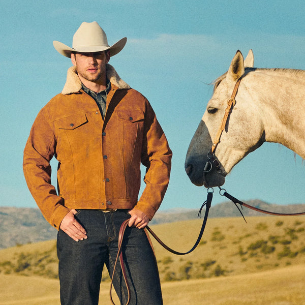 Rhe Hatco Stetson Shasta 10x Premier cowboy felt hat in Silverbelly with a wide brim and classic Western style.