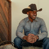 Stetson Skyline 6x- Chocolate - Broken horn