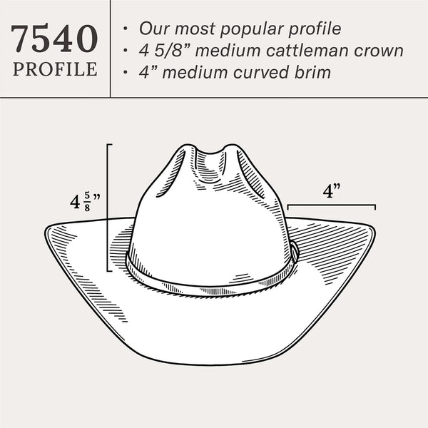 Black felt Stetson Skyline 6x hat with wide brim and ribbon band, crafted by RHE HATCO, INC.