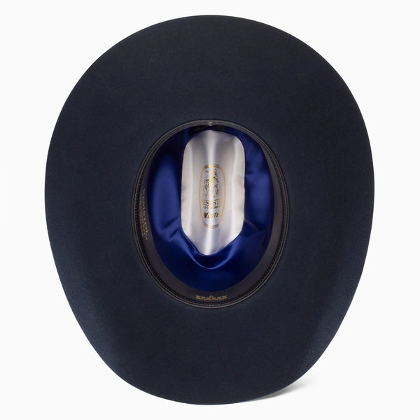 Resistol 6X Midnight Cowboy Hat - Navy - Broken horn