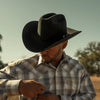 Stetson El Patron 48 Premier 30x Cowboy Hat -Black - Broken horn