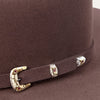 Stetson El Patron 91 Premier 30x Cowboy Hat -Mulberry - Broken horn