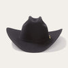 Stetson El Presidente 100x Premier Cowboy Hat - Black - Broken horn