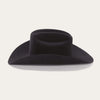 Stetson El Presidente 100x Premier Cowboy Hat - Black - Broken horn