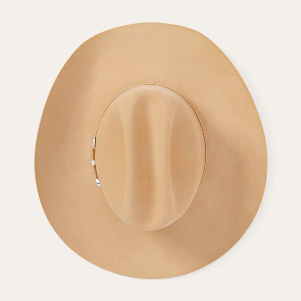 Stetson Shasta 10x Premier Cowboy Hat - Butterscotch - Broken horn