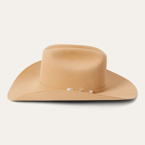 Stetson Shasta 10x Premier Cowboy Hat - Butterscotch - Broken horn
