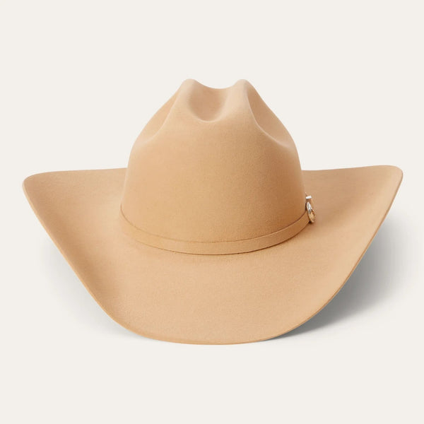 Stetson Shasta 10x Premier Cowboy Hat - Butterscotch - Broken horn