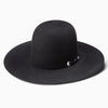 Resistol Midnight Open Crown 6x Felt Hat - Broken horn