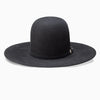 Resistol Midnight Open Crown 6x Felt Hat - Broken horn