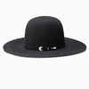 Resistol Midnight Open Crown 6x Felt Hat - Broken horn