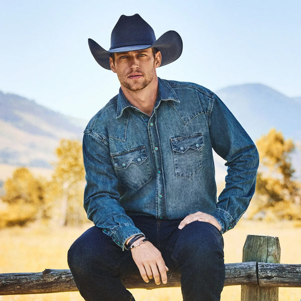 Stetson Corral 4X Cowboy Hat - Broken horn