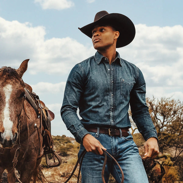 Stetson Corral 4X Cowboy Hat - Broken horn