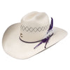 Charlie 1 Horse - Purple Haze 10X Straw Hat - Broken horn