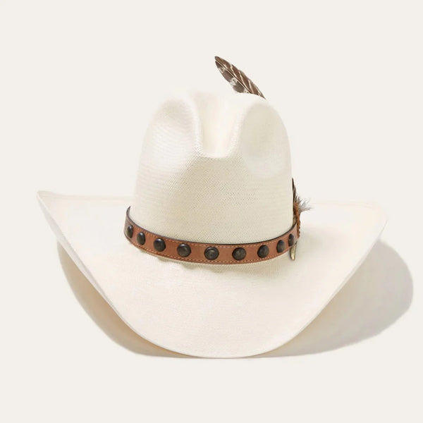 Stetson Broken Bow 10X Straw Hat - Broken horn