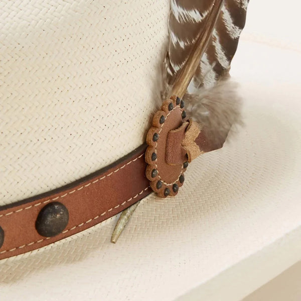 Stetson Broken Bow 10X Straw Hat - Broken horn