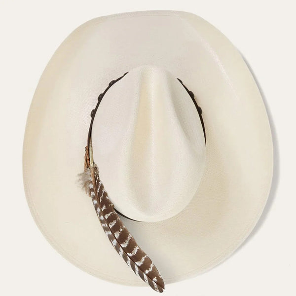Stetson Broken Bow 10X Straw Hat - Broken horn