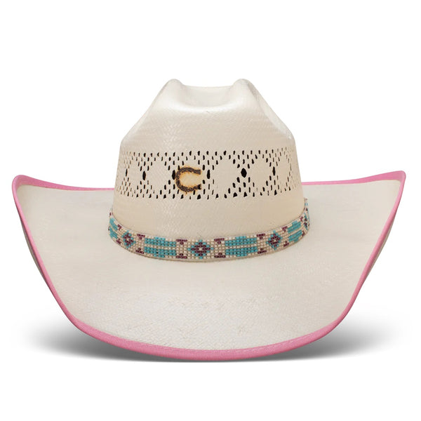 Charlie 1 Horse Gracie Jr Youth Straw Hat - Broken horn