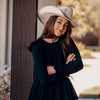 Charlie 1 Horse Gracie Jr Youth Straw Hat - Broken horn