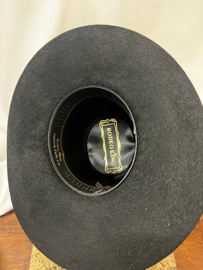 Rodeo King Open Crown 10x Grizzly - Black