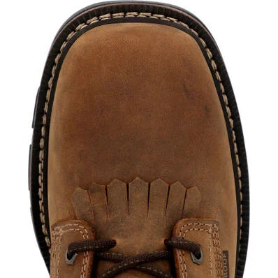 Georgia Boot Carbo-Tec Flex Waterproof Lacer Work Boot - Broken horn