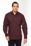 Rodeo Sleeve All Over Print - Burgundy - Broken horn
