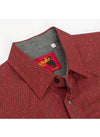 Rodeo Men's Short Sleeve Pearl Snap Print Shirt - Broken horn