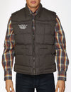Broken Horn Embroidered Canvas Vest - Broken horn