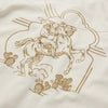 Stetson Women Cream Denim Crop Blouse - Broken horn