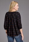 Stetson Women Black Mojave Print - Broken horn