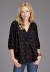 Stetson Women Black Mojave Print - Broken horn