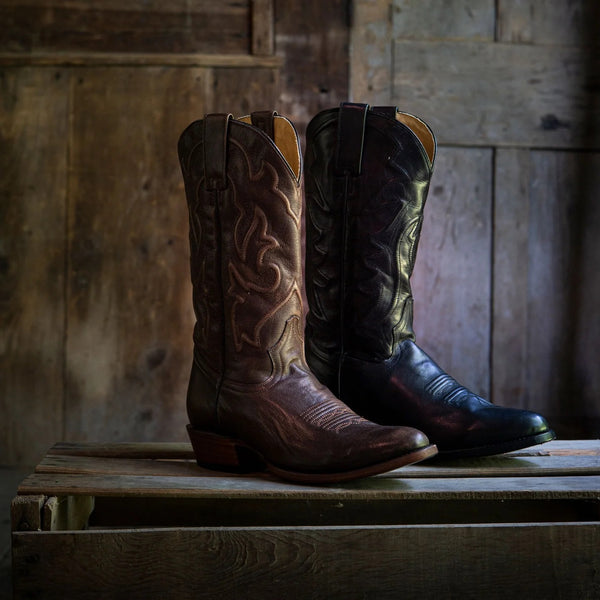 Stetson Carlisle Western Boots - Broken horn