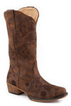 Roper Women's Riley Flower Boot - Broken horn