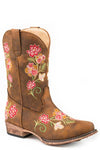Roper Snip Toe Vintage Child Boot - Broken horn