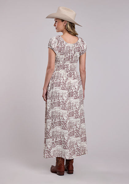 Stetson Desert Toile Dress - Broken horn